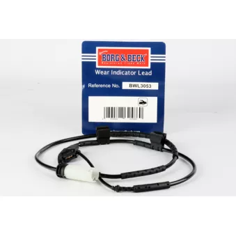 Contact d'avertissement, usure des plaquettes de frein BORG & BECK BWL3053