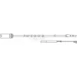 Contact d'avertissement, usure des plaquettes de frein BORG & BECK BWL3054 - Visuel 2
