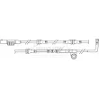 Contact d'avertissement, usure des plaquettes de frein BORG & BECK BWL3056 - Visuel 2