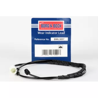 Contact d'avertissement, usure des plaquettes de frein BORG & BECK BWL3057