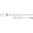 Contact d'avertissement, usure des plaquettes de frein BORG & BECK BWL3057 - Visuel 2