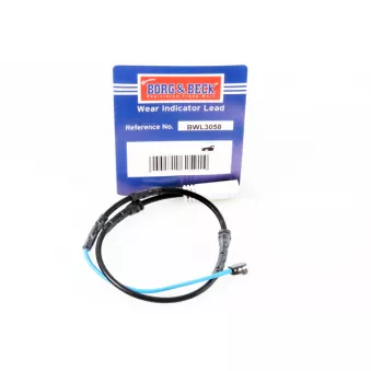 Contact d'avertissement, usure des plaquettes de frein BORG & BECK BWL3058