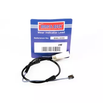 Contact d'avertissement, usure des plaquettes de frein BORG & BECK BWL3059