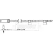 Contact d'avertissement, usure des plaquettes de frein BORG & BECK BWL3061 - Visuel 2
