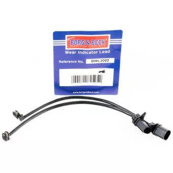 Contact d'avertissement, usure des plaquettes de frein BORG & BECK BWL3062