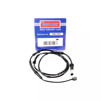 Contact d'avertissement, usure des plaquettes de frein BORG & BECK BWL3064