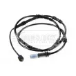Contact d'avertissement, usure des plaquettes de frein BORG & BECK BWL3064 - Visuel 3