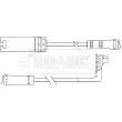Contact d'avertissement, usure des plaquettes de frein BORG & BECK BWL3067 - Visuel 2