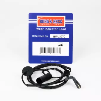 Contact d'avertissement, usure des plaquettes de frein BORG & BECK BWL3070