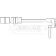 Contact d'avertissement, usure des plaquettes de frein BORG & BECK BWL3072 - Visuel 2