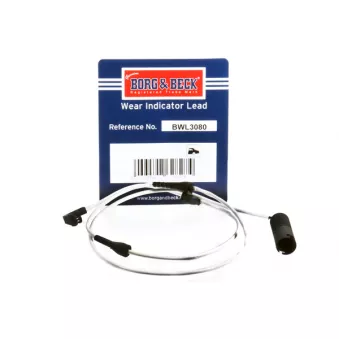 Contact d'avertissement, usure des plaquettes de frein BORG & BECK BWL3080