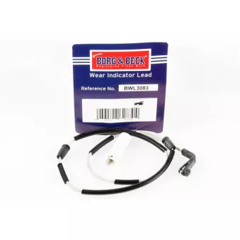 Contact d'avertissement, usure des plaquettes de frein BORG & BECK BWL3083