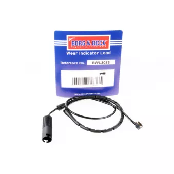 Contact d'avertissement, usure des plaquettes de frein BORG & BECK BWL3085