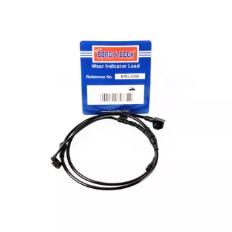 Contact d'avertissement, usure des plaquettes de frein BORG & BECK BWL3086