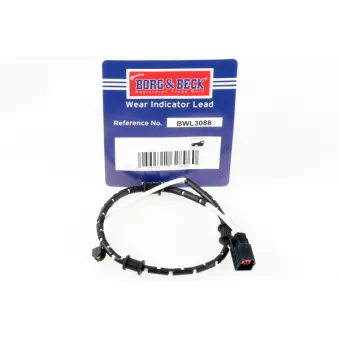 Contact d'avertissement, usure des plaquettes de frein BORG & BECK BWL3088