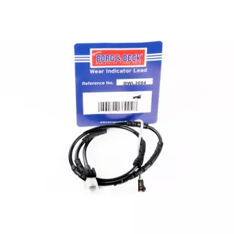 Contact d'avertissement, usure des plaquettes de frein BORG & BECK BWL3094