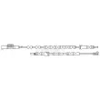 Contact d'avertissement, usure des plaquettes de frein BORG & BECK BWL3094 - Visuel 2