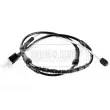 Contact d'avertissement, usure des plaquettes de frein BORG & BECK BWL3094 - Visuel 3