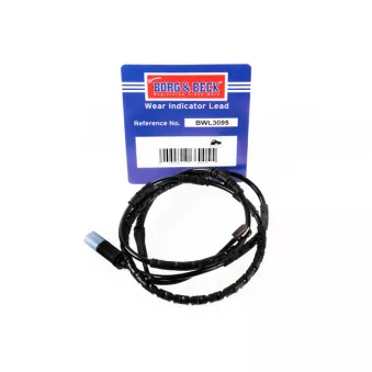Contact d'avertissement, usure des plaquettes de frein BORG & BECK BWL3095