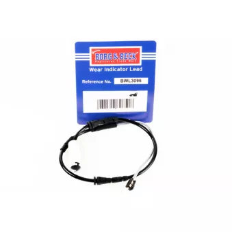 Contact d'avertissement, usure des plaquettes de frein BORG & BECK BWL3096
