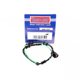 Contact d'avertissement, usure des plaquettes de frein BORG & BECK BWL3097
