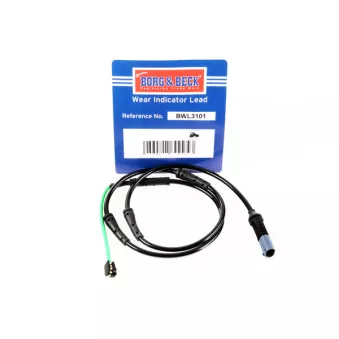 Contact d'avertissement, usure des plaquettes de frein BORG & BECK BWL3101