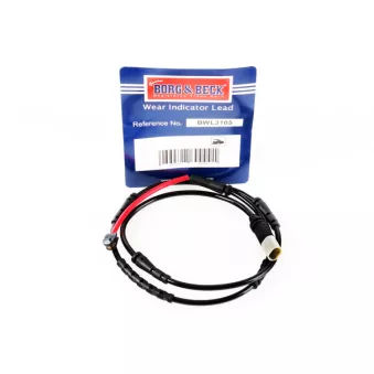 Contact d'avertissement, usure des plaquettes de frein BORG & BECK BWL3105