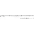 Contact d'avertissement, usure des plaquettes de frein BORG & BECK BWL3105 - Visuel 2