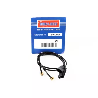 Contact d'avertissement, usure des plaquettes de frein BORG & BECK BWL3109