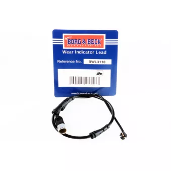 Contact d'avertissement, usure des plaquettes de frein BORG & BECK BWL3110