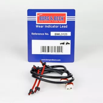 Contact d'avertissement, usure des plaquettes de frein BORG & BECK BWL3123