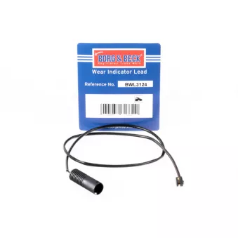 Contact d'avertissement, usure des plaquettes de frein BORG & BECK BWL3124
