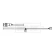 Contact d'avertissement, usure des plaquettes de frein BORG & BECK BWL3125 - Visuel 3