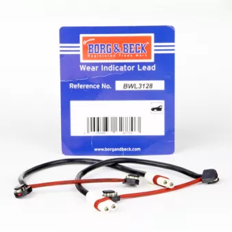 Contact d'avertissement, usure des plaquettes de frein BORG & BECK BWL3128