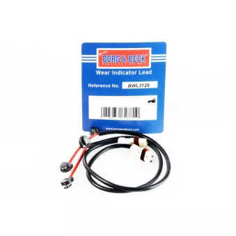 Contact d'avertissement, usure des plaquettes de frein BORG & BECK BWL3129