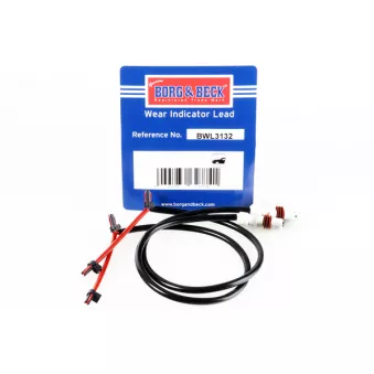 Contact d'avertissement, usure des plaquettes de frein BORG & BECK BWL3132
