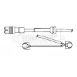 Contact d'avertissement, usure des plaquettes de frein BORG & BECK BWL3134 - Visuel 3