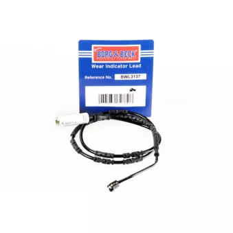 Contact d'avertissement, usure des plaquettes de frein BORG & BECK BWL3137