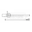 Contact d'avertissement, usure des plaquettes de frein BORG & BECK BWL3140 - Visuel 3