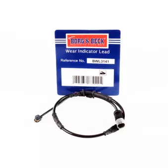 Contact d'avertissement, usure des plaquettes de frein BORG & BECK BWL3141