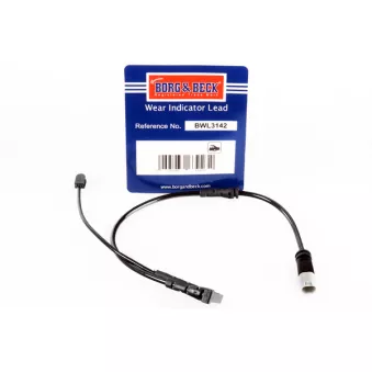 Contact d'avertissement, usure des plaquettes de frein BORG & BECK BWL3142