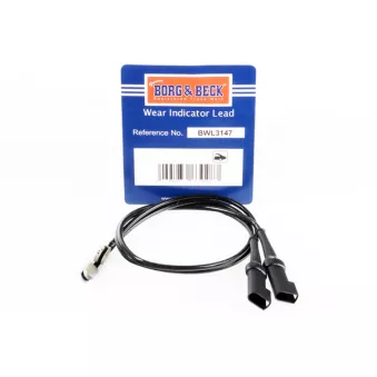 Contact d'avertissement, usure des plaquettes de frein BORG & BECK BWL3147