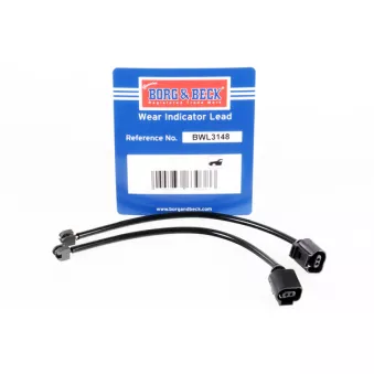 Contact d'avertissement, usure des plaquettes de frein BORG & BECK BWL3148