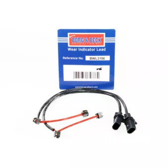 Contact d'avertissement, usure des plaquettes de frein BORG & BECK BWL3156