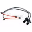 Contact d'avertissement, usure des plaquettes de frein BORG & BECK BWL3156 - Visuel 3