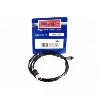 Contact d'avertissement, usure des plaquettes de frein BORG & BECK BWL3159