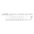 Contact d'avertissement, usure des plaquettes de frein BORG & BECK BWL3159 - Visuel 2