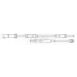Contact d'avertissement, usure des plaquettes de frein BORG & BECK BWL3174 - Visuel 2