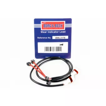 Contact d'avertissement, usure des plaquettes de frein BORG & BECK BWL3178