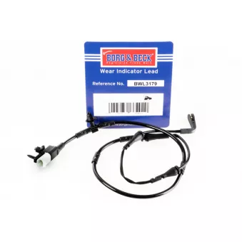 Contact d'avertissement, usure des plaquettes de frein BORG & BECK BWL3179